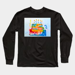 Rainbow Cake Long Sleeve T-Shirt